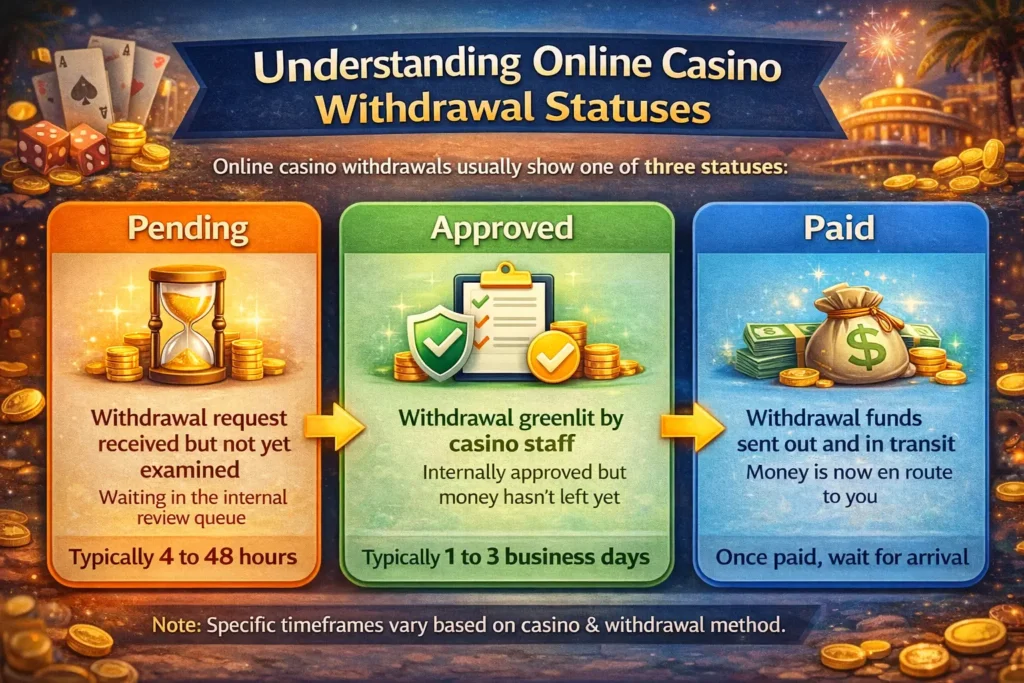 casino statuses infographic