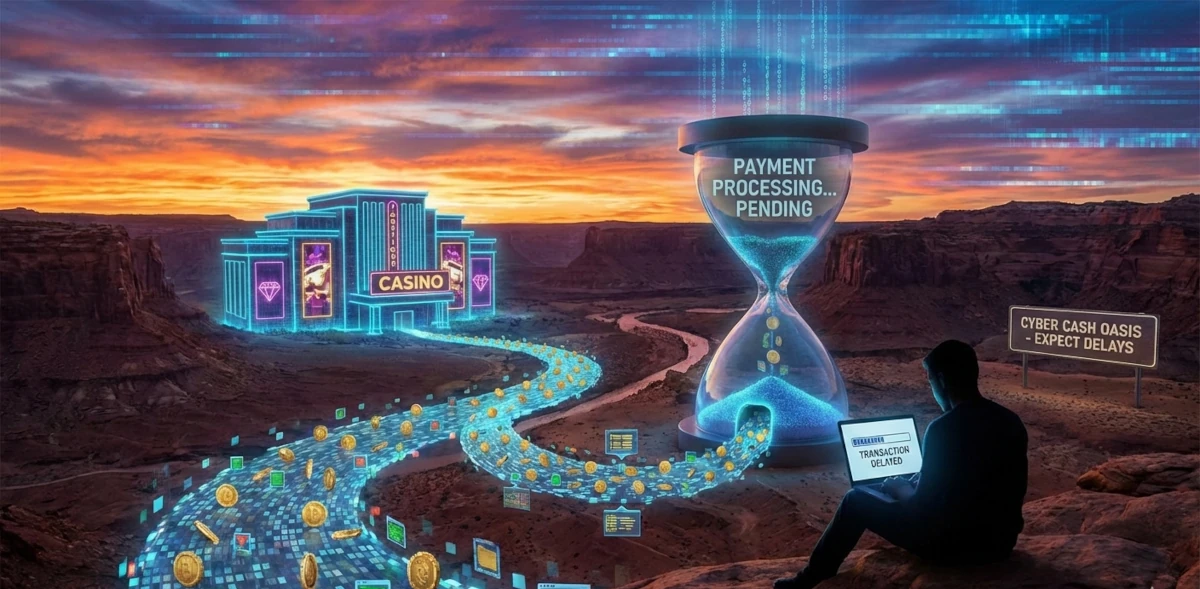 casino withdraw delay