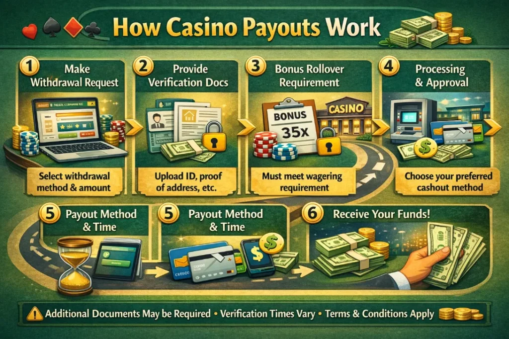 how casino payouts work infographic