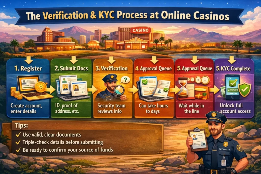 verification kyc casino infogrpahic